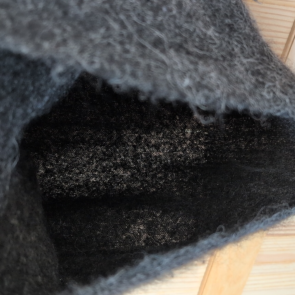 J. Crew Charcoal Women's Crew Neck Alpaca Wool Blend Sweater Size XS - Picture 7 of 13